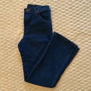 High-waisted Straight Leg Wrangler Jeans